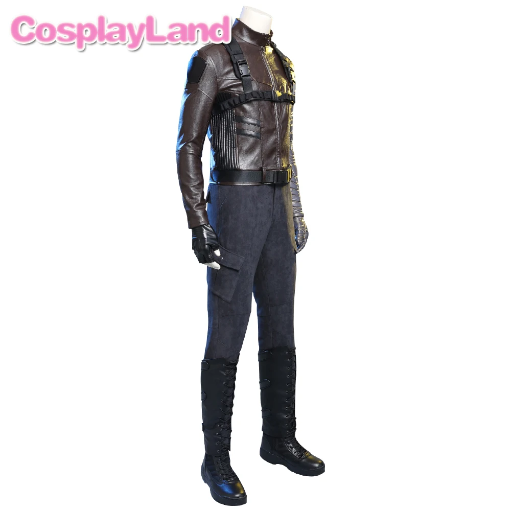 Костюм для косплея сокола и зимнего солдата с пряжкой Барнса вечерние костюмы