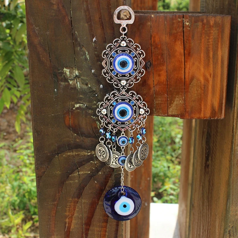 

Turkish Blue Evil Eye Amulets Wall Protection Hanging Lucky Pendant Decorations