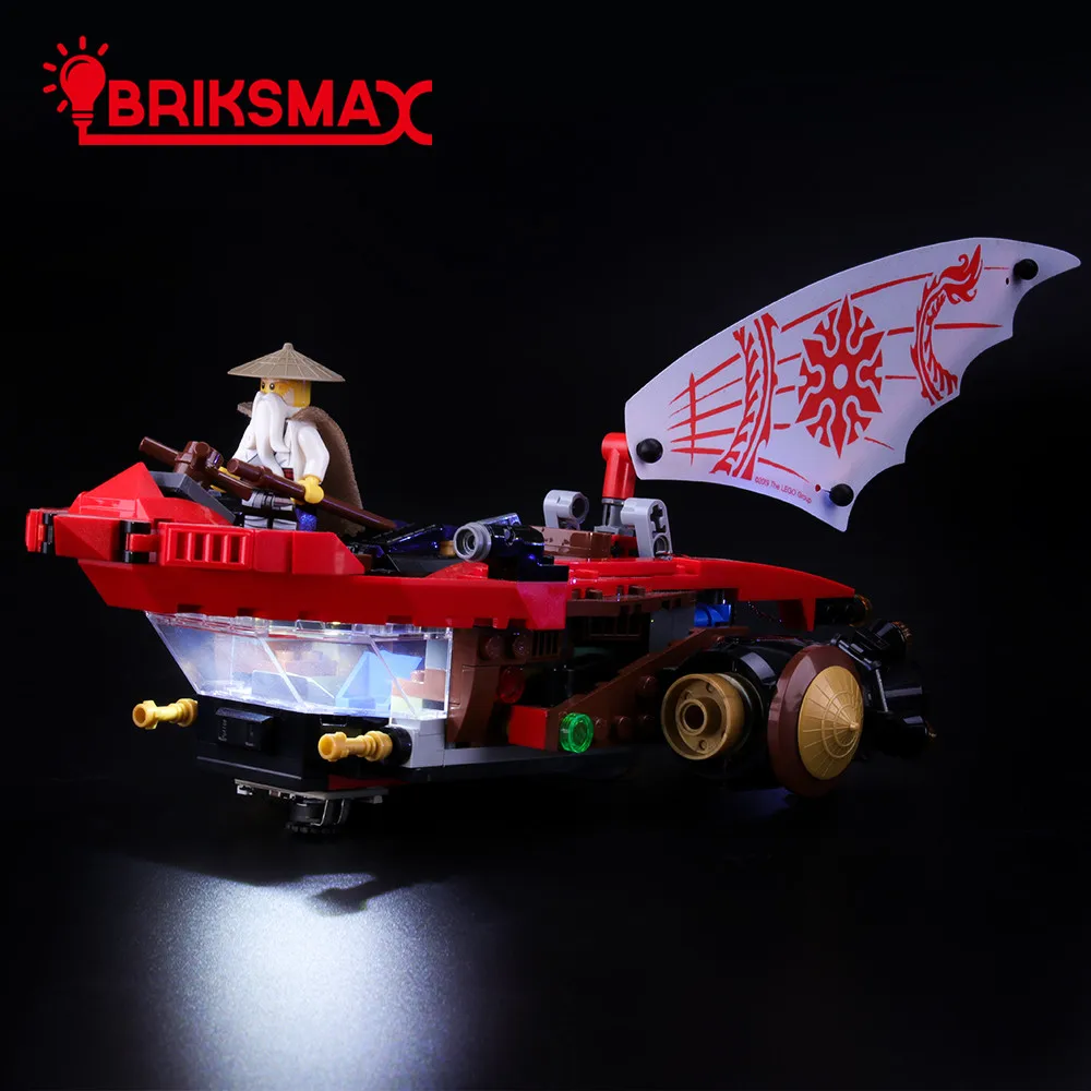 BriksMax Led Light Up Kit для 70677 Ninja Go Land Bounty строительные блоки комплект освещения(не включает модель