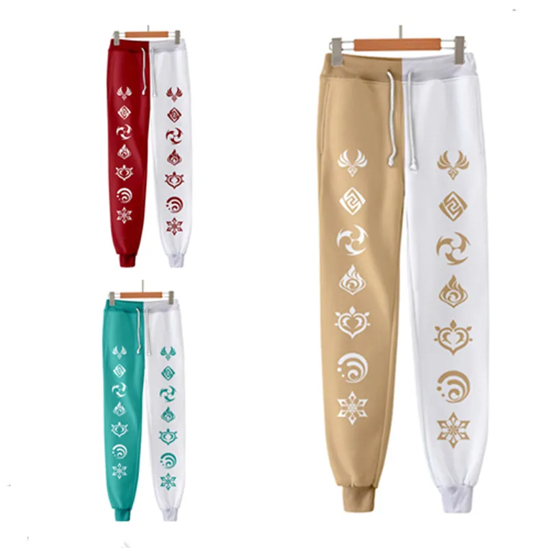 

Genshin Impact Cosplay Pants 3D Print Joggers Trousers Adult Casual Pants Sweatpants Jogger Fitness Sweatpants