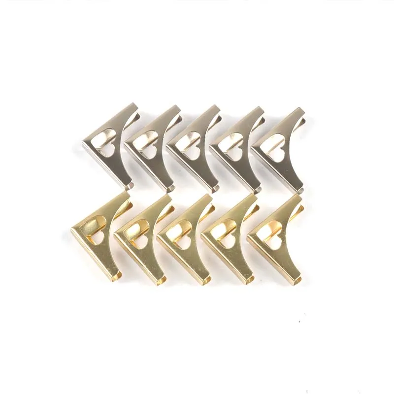 

50pcs/lot Hollow Heart Pattern Metal Book Corners Scrapbooking Decoration Albums Corner Protector DIY Crafts 22x22x4mm