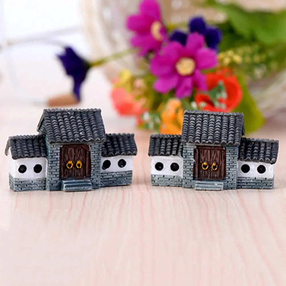 

Dollhouse Miniatures DIY House Villa Woodland Fairy Planter Garden Home Decor