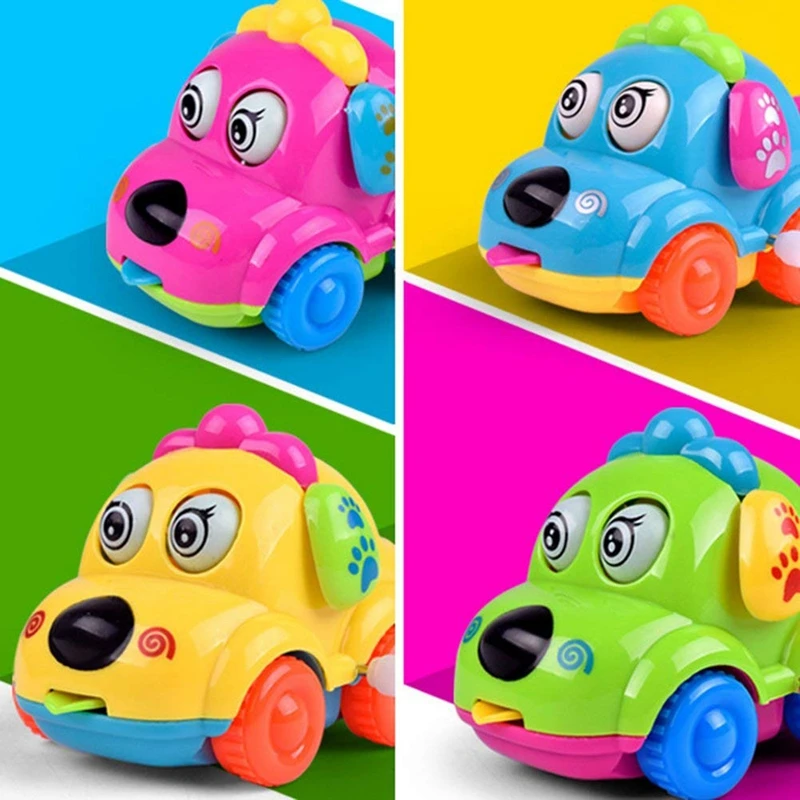

1PC Early Education Baby Toy Wind Up Clockwork Car Toys for Children & Kids Boys and Girls, Ran Color