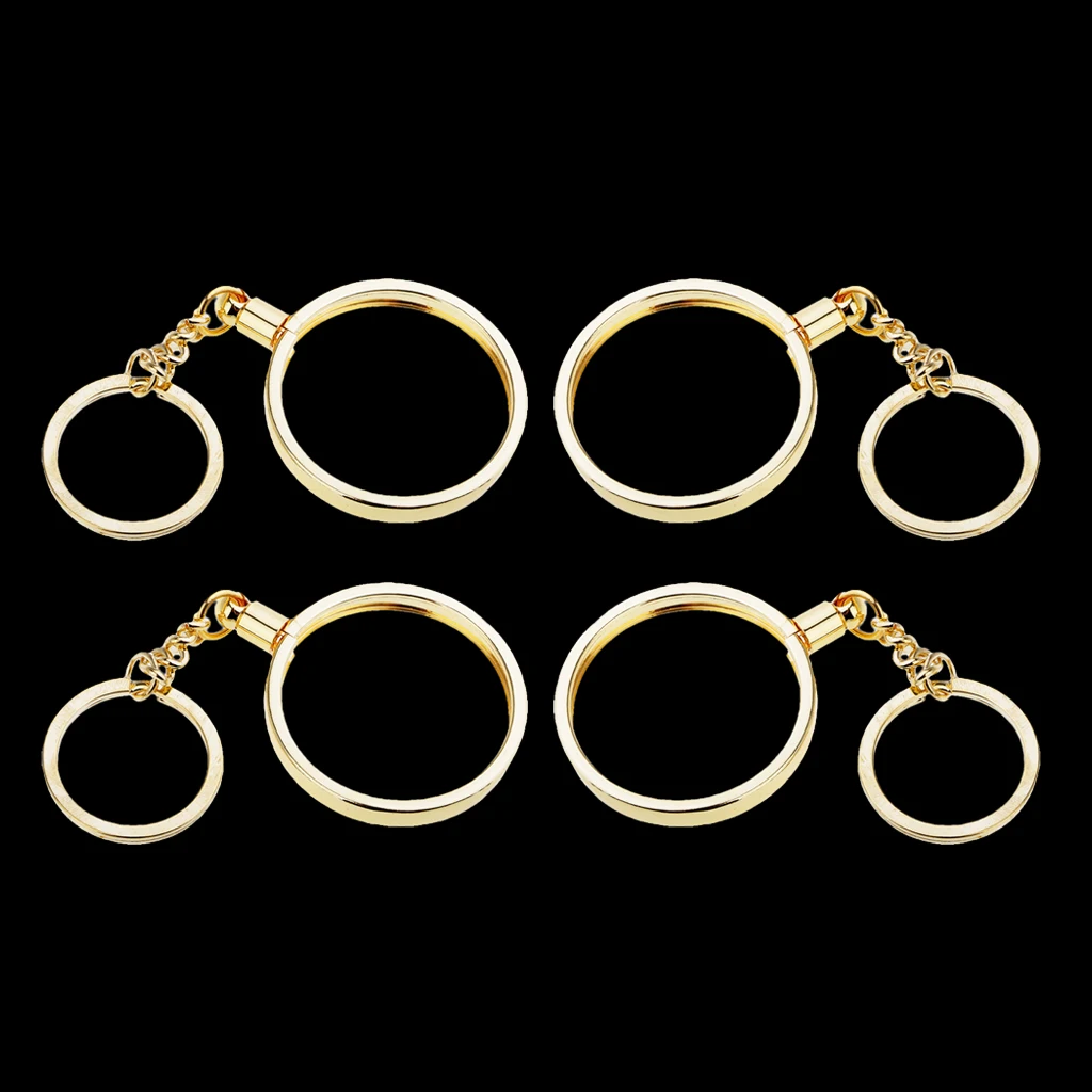 

4pcs Coin keyring Pendant Keychain Commemorative Coin Key Ring 40mm