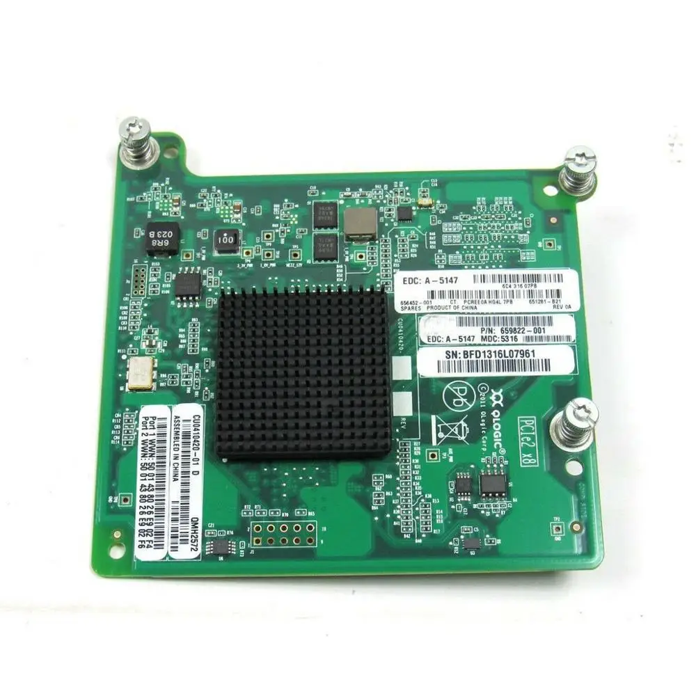 

High Quality For Original 651281-B21 HP QMH2572 8GB FC HBA card 656452-001 659822-001