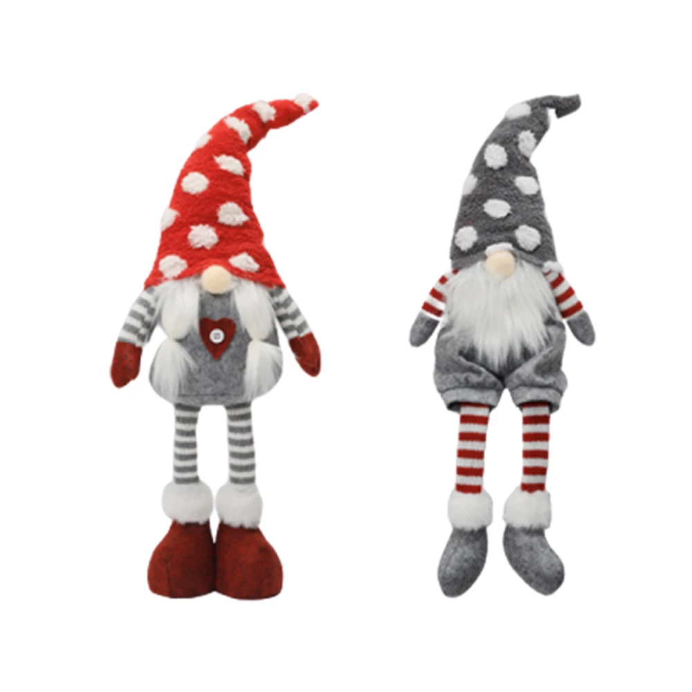 2 шт./пакет/красный и серый полосатый Безликий куклы/северные ветра лес старые