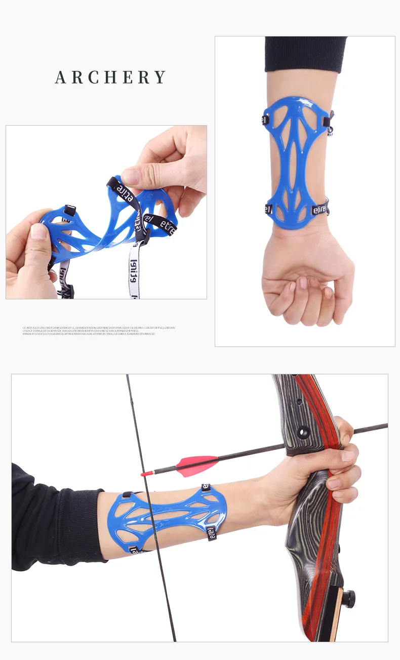 

Archery competitive arm guard Nylon carbon fiber outdoor bow and arrow guard to protect the arm