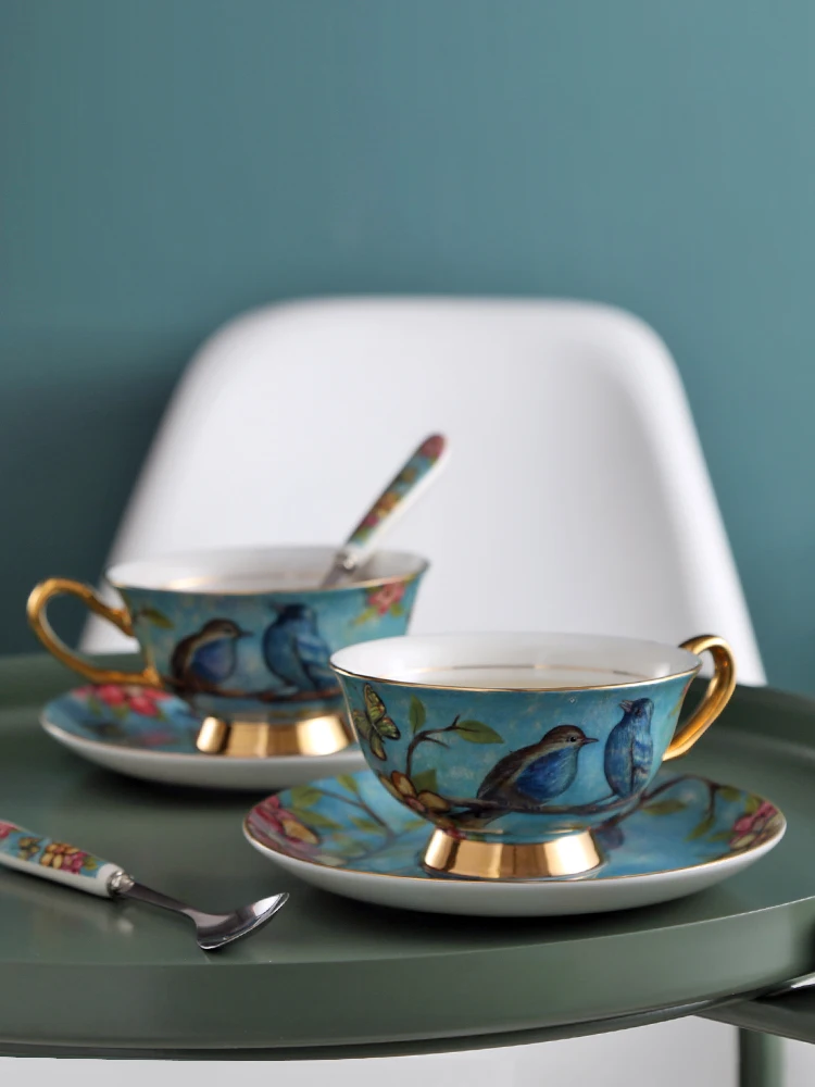 Набор керамических кофейных чашек эспрессо многоразовые фарфоровые винтажные