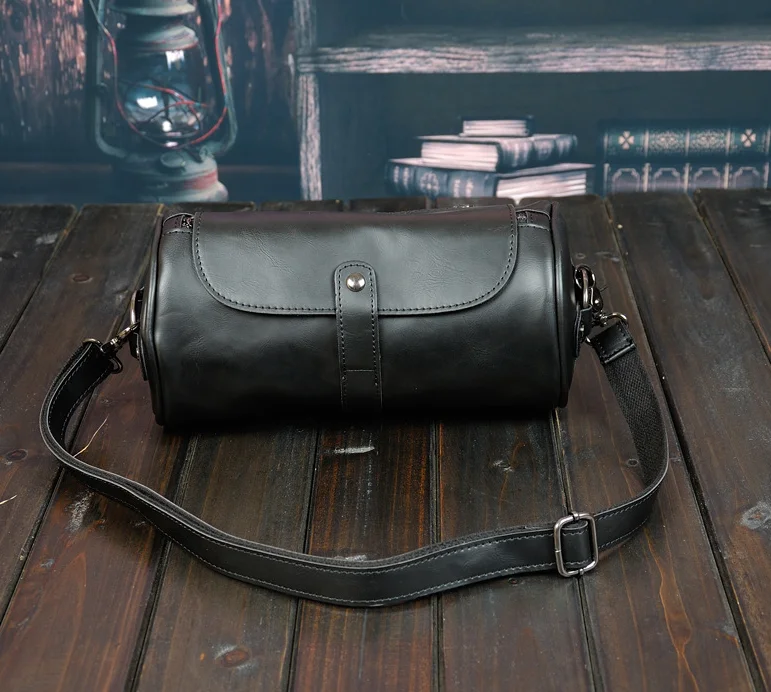 

2021 Fashion Luxury Brand Pattern PU Leather Cylindrical Crossbody Bag Handbag Shoulder Bag Wallet Women