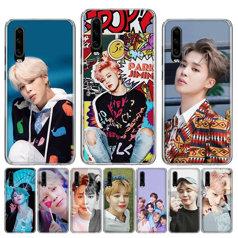 

Kpop Park Ji Min JiMin Silicone Case For Huawei P40 P30 P20 Mate 30 20 10 P10 Pro+ lite P Smart Z Plus + 2019 2018 Cover