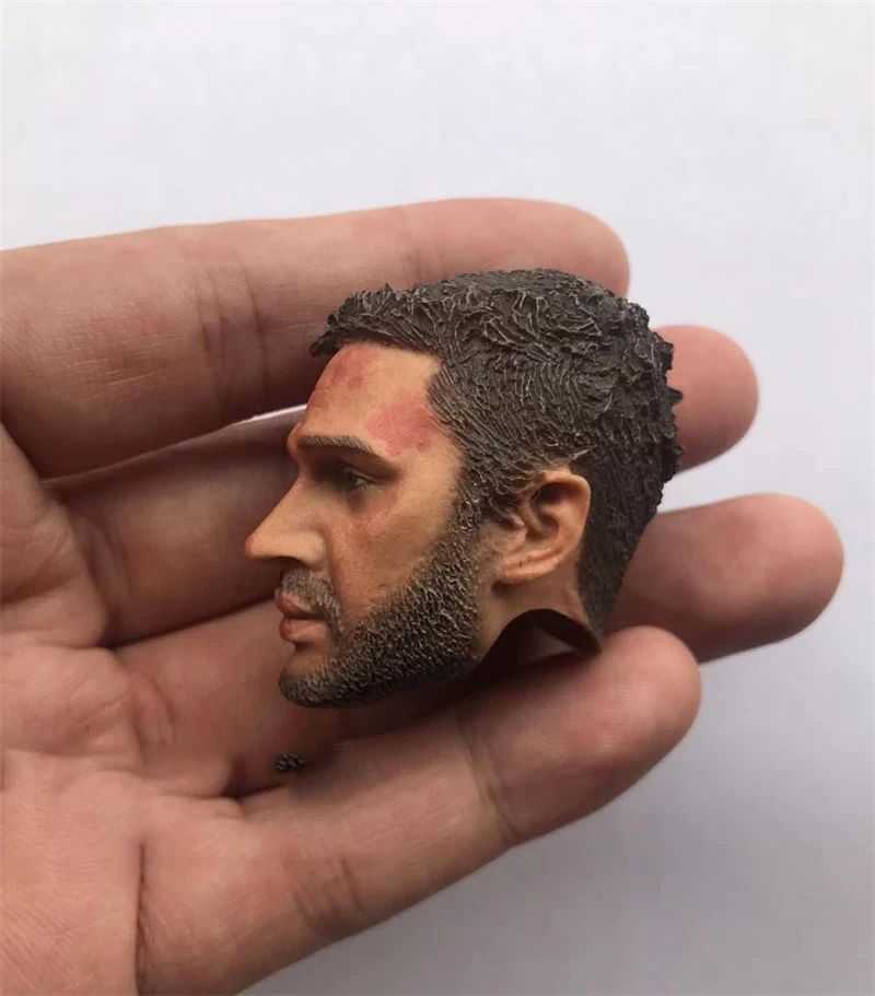 

In Stock For Sale 1/6th Tom Hardy War Conflict Version Male Head Sculpture For Usual 12inch Doll Action Figure
