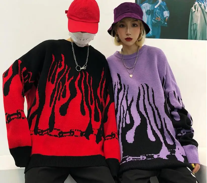 Осенне-зимний свободный свитер с рукавом летучая мышь | Женская одежда