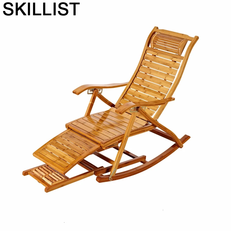 Диван кровать Fotel Divano кресло качалка с бамбуковым покрытием откидывающейся