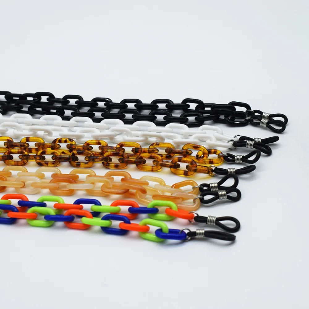 

Fashion Trendy Glasses Chain Acrylic Sunglasses Hanging Lanyards Eyewear Cord Holder Neck Strap for Men and Women