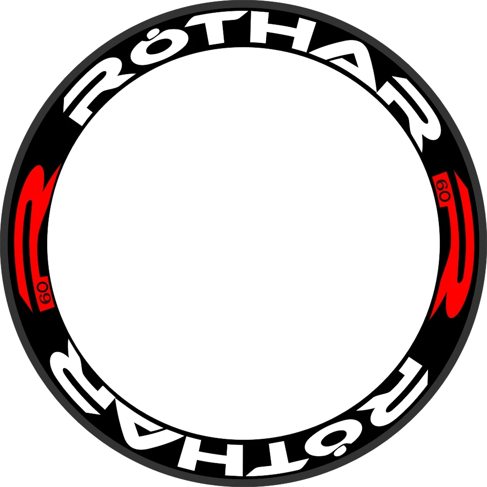 Углеродные наклейки на обод велосипеда Переводные картинки для шоссейного ROTHAR