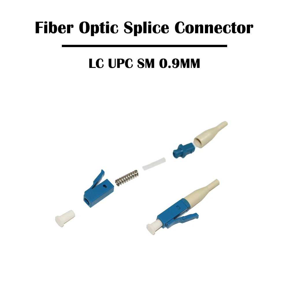 100 шт./лот LC UPC/APC SM одномодовый мм многомодовый оптический соединитель FTTH 0 9 без
