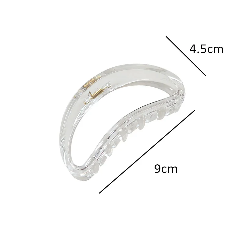 Модные прозрачные шпильки для волос в форме полумесяца |