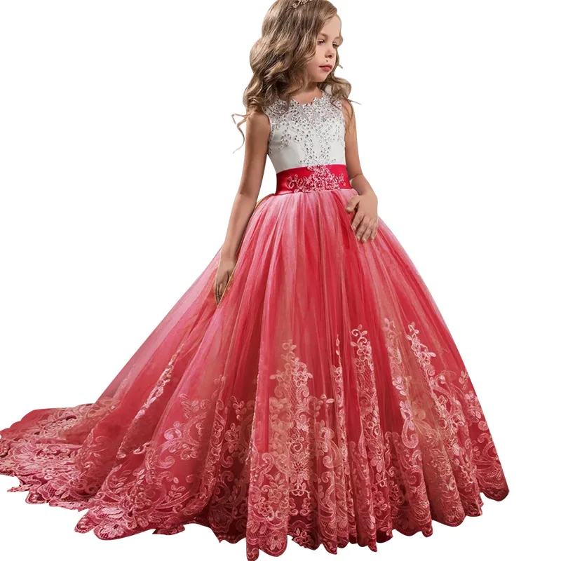 Цветочное романтическое свадебное платье для девочек подружки невесты на день