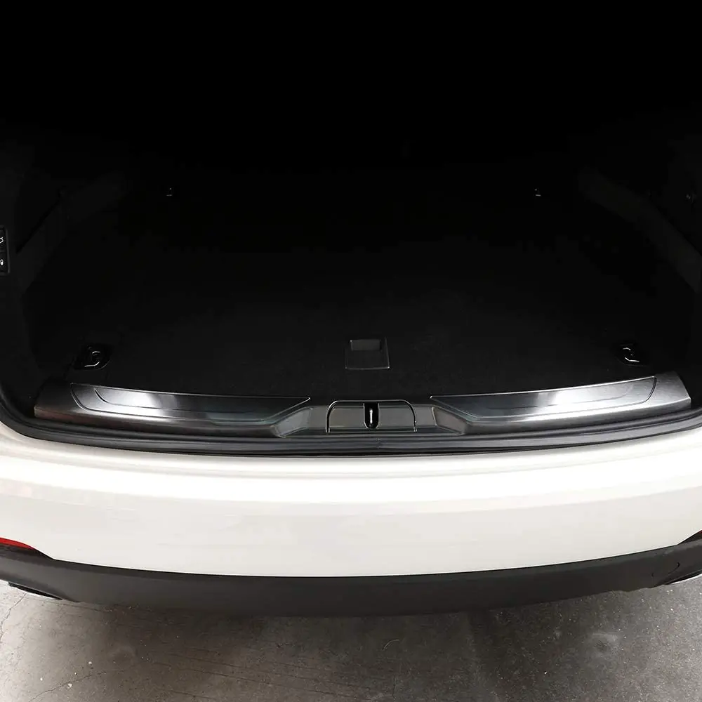 

Stainless Steel Interior Rear Bumper Scuff Protector Plate 2pcs For Maserati Levante 2016 Accessories