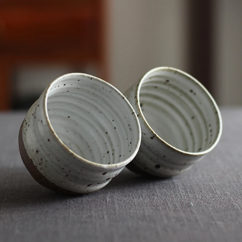 165 мл РУЧНАЯ РАБОТА японская грубая керамика чайная чашка керамическая кунг-фу