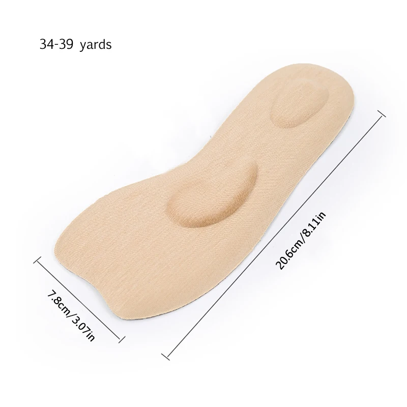 

Memory Foam Sponge Shoe Insoles For Women High Heel Shoes Anti-Slip Cushion Arch Support Orthopedic Foot Massage Inserts Pads