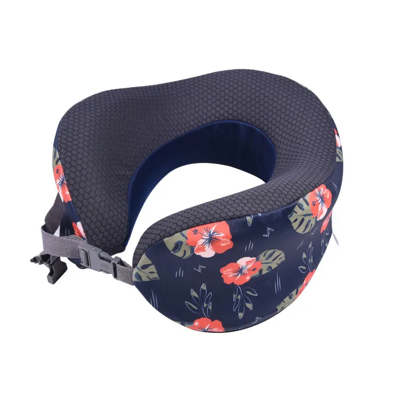 C Soft Travel Neck Pillow Light Weight Memory Foam Cushion Support Neck Headrest U Pillow Rollable Pillows for Plane Car Office - Цвет: C