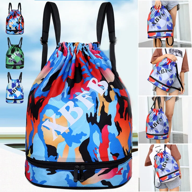 Для мужчин и женщин рюкзак на шнурке спортивный мешок Sackpack портативный