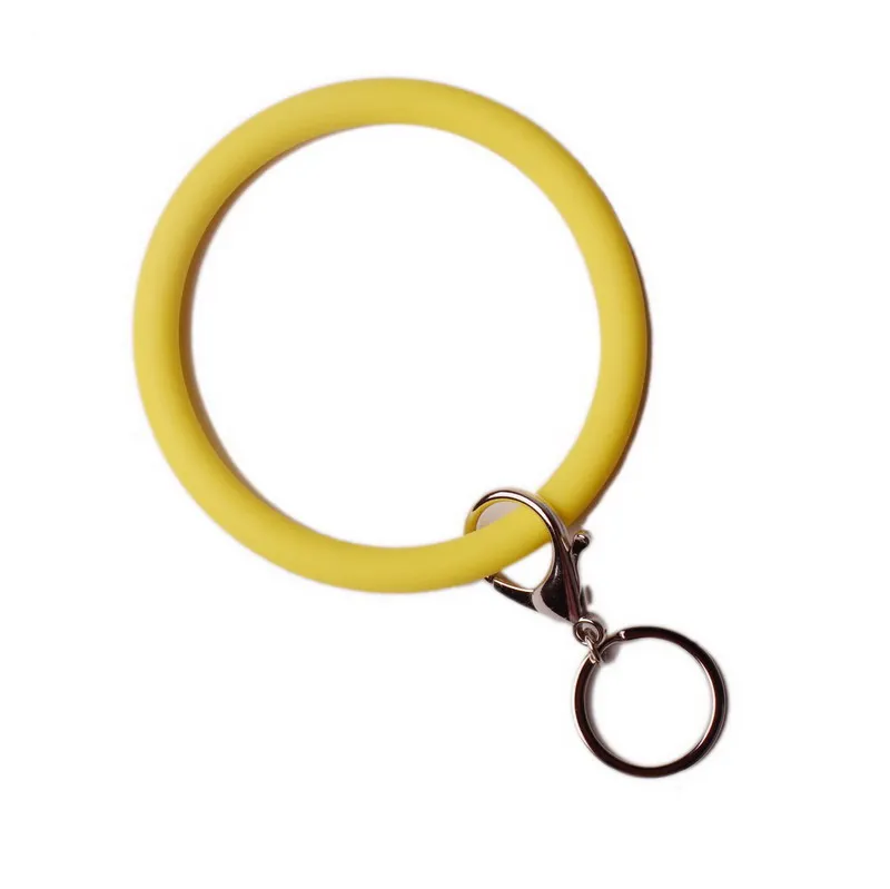 DZ0101-yellow Персонализированные монограмма эмаль диск Популярные трендовые Леопард Подсолнух кактус узоры круглый кожаный браслет брелок с кисточкой - Цвет: DZ0101-yellow