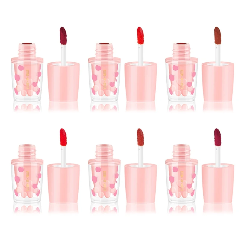 6 цветов красные губы телесный оттенок Губы Макияж увлажняющая долговечная