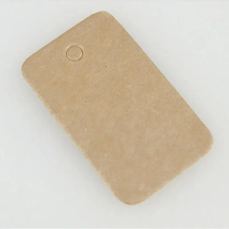 

100Pcs Retro Blank Kraft Paper Ear Studs Card Hang Tag Jewelry Display Earring Brown Cards Cardboard Accessories