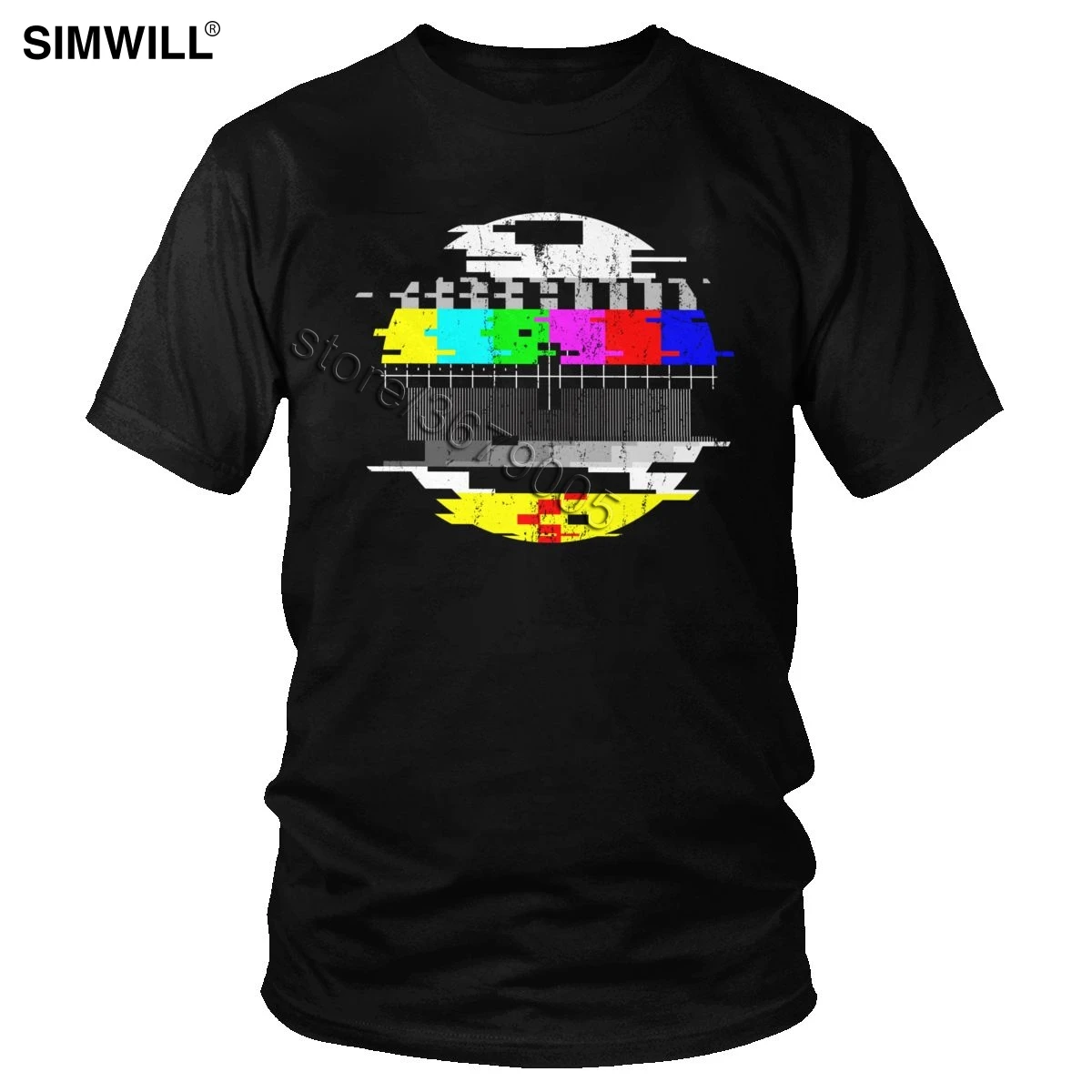 Футболка мужская с коротким рукавом и графическим принтом Классическая