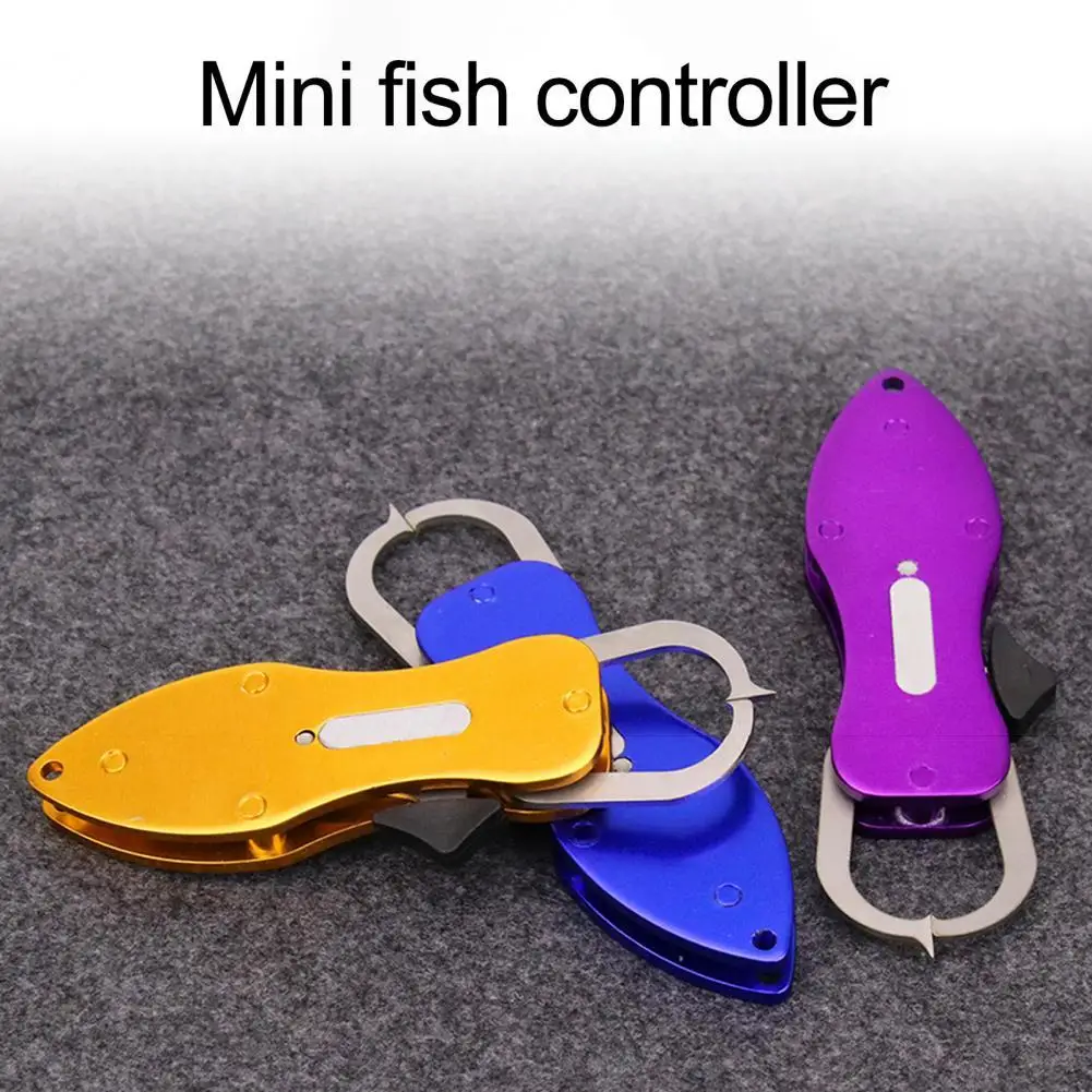 

Fish Controller Mini Ergonomic Design Aluminum Alloy Seawater Corrosion Resistant Fish Lip Gripper for Saltwater