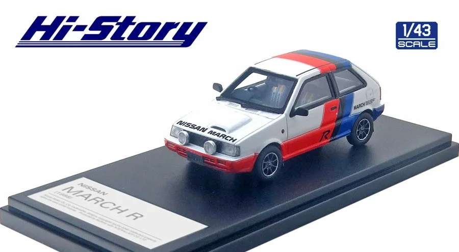 

Hi Story 1/43 1988 Nissan March R Коллекционная модель автомобиля из полимерного сплава