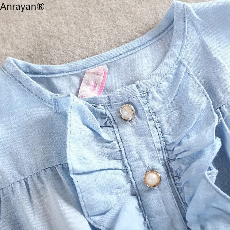 Baby Girl Dress Kids Princess Bowknot Flower Summer Children Sleeveless Christmas Girls Denim Floral Dresses Party | Детская одежда и