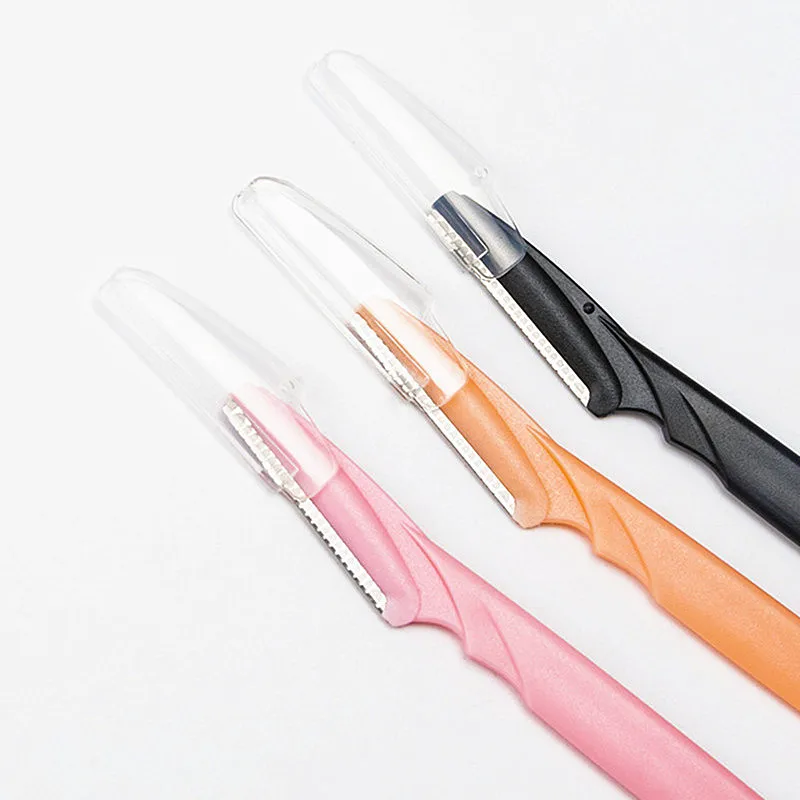 3 шт. триммер для удаления волос на лице косметический нож бровей | Красота и