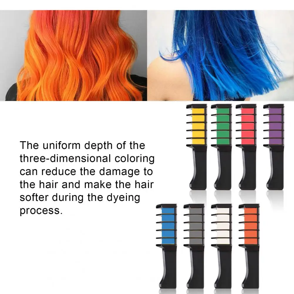 Beautiful Vivid Color Easy to Use Disposable Portable Hair Chalk for Role Playing Hair Color Chalk Hair Toner Chalk