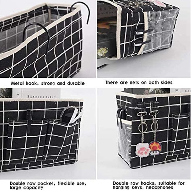 

Bedside Storage Pocket,Bedside Hanging Storage Bag for Organizing Mobile Phone,Magazine,Glasses