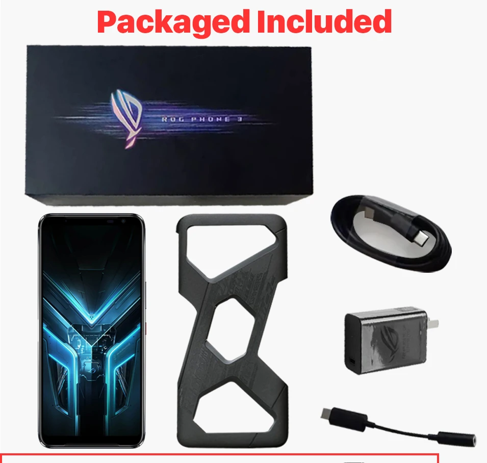 

Global ROM ASUS ROG 3 Gaming Phone 5G Snapdragon 865 Plus 12G 128G Smartphone Google Playstore Dual SIM 6.59 Inch 65W