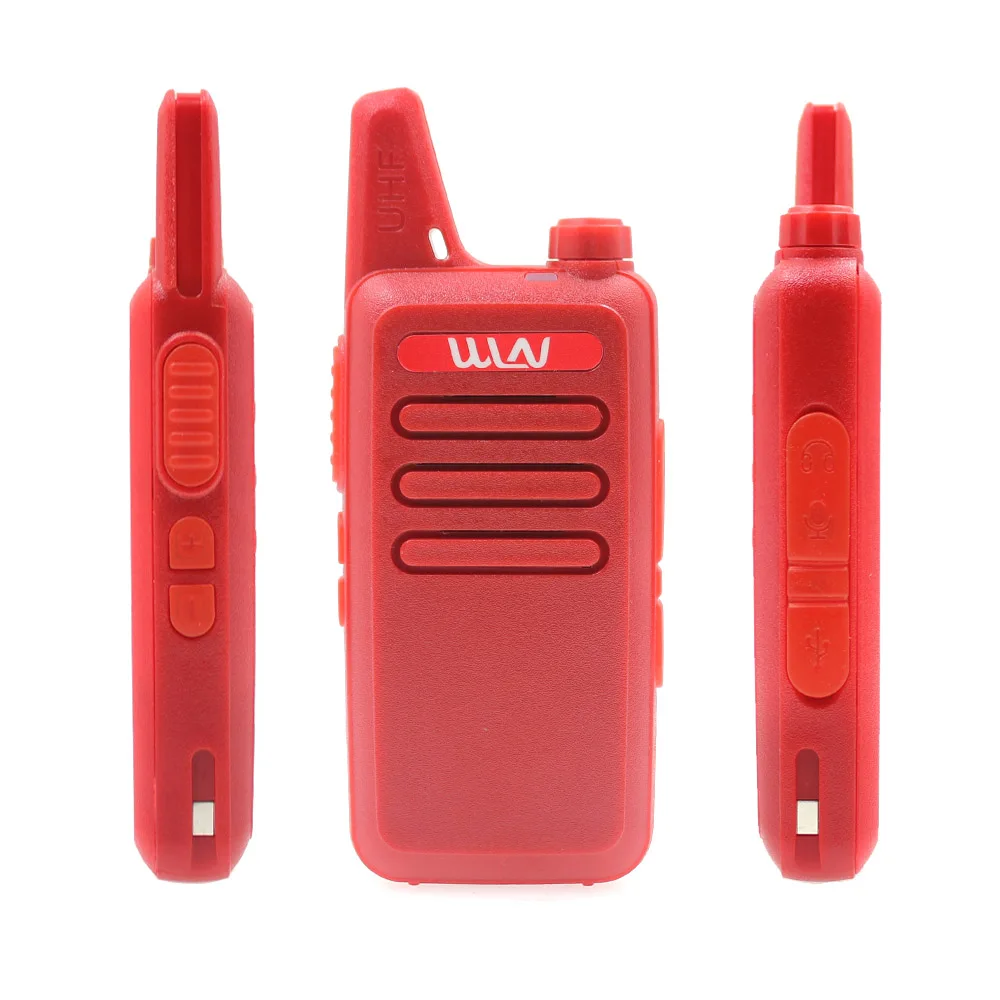 WLN KD C1 Walkie Talkie UHF 400 470 МГц 16 канальный мини приемопередатчик любительская