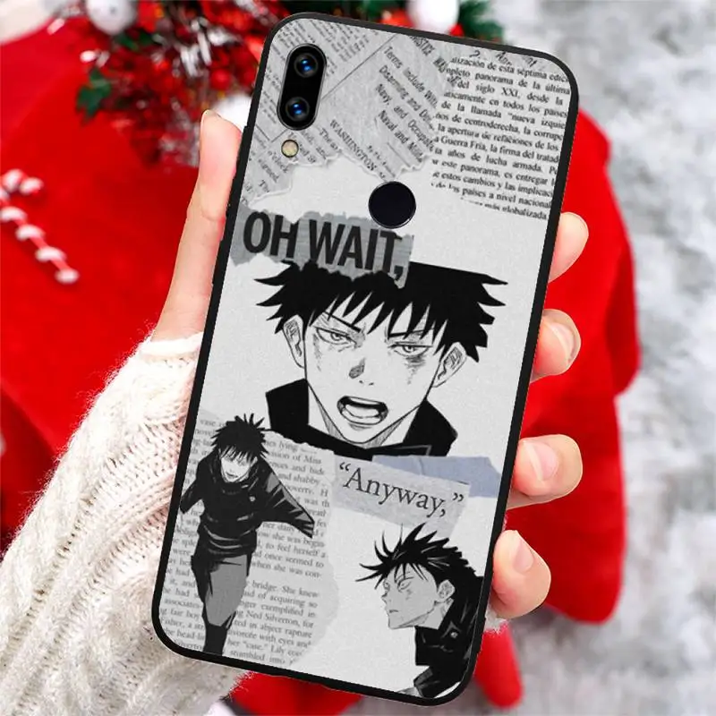 

Jujutsu Kaisen Japan Anime Phone Case For Xiaomi Redmi note 7 8 9 t k30 max3 9 s 10 pro lite