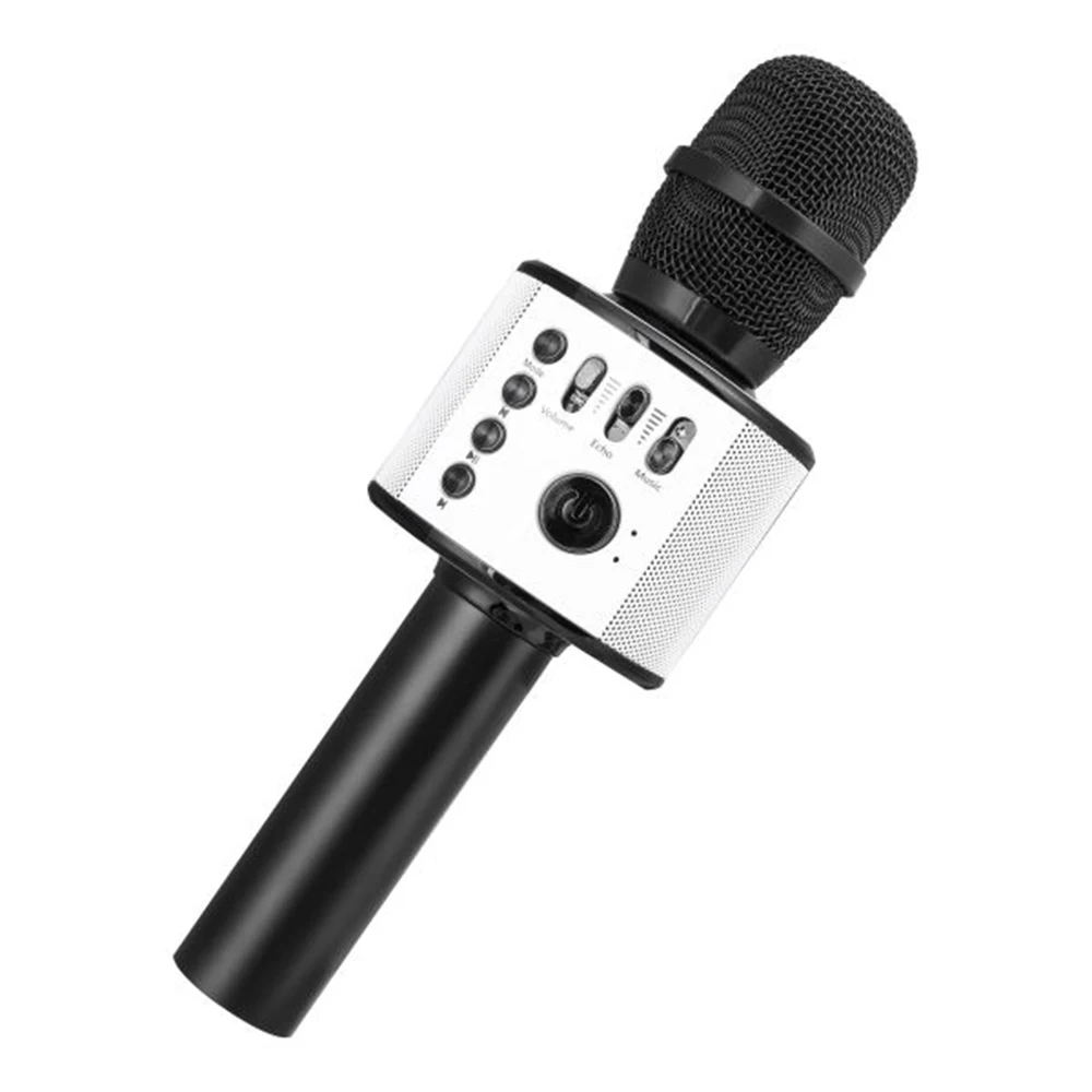 K38 беспроводной Bluetooth караоке микрофон ручной KTV домашний микрофон динамик плеер профессиональные микрофоны с коробкой