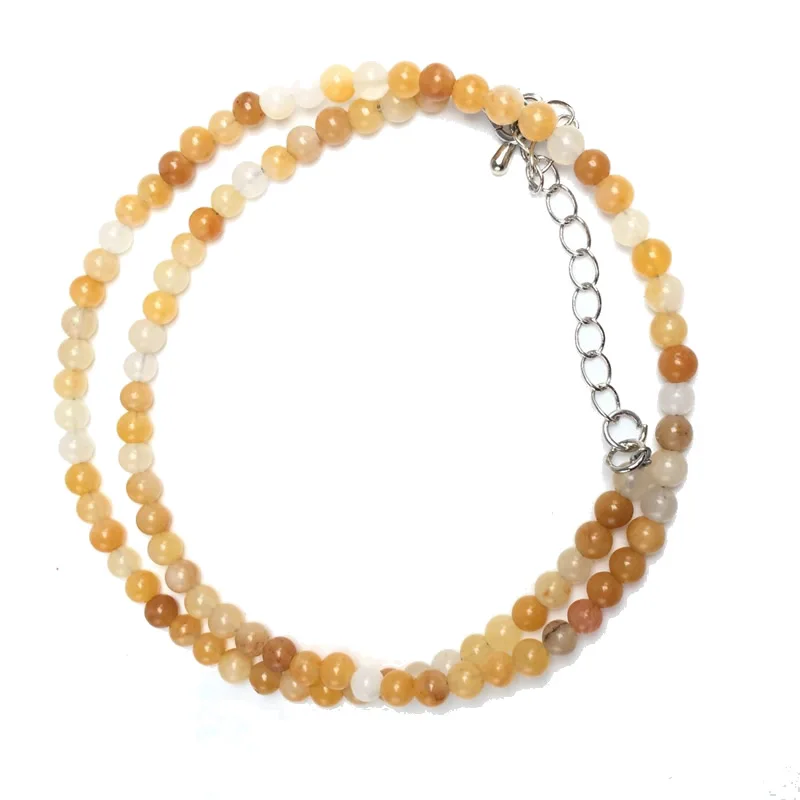 Женское Ожерелье из натурального камня 4 мм | Украшения и аксессуары