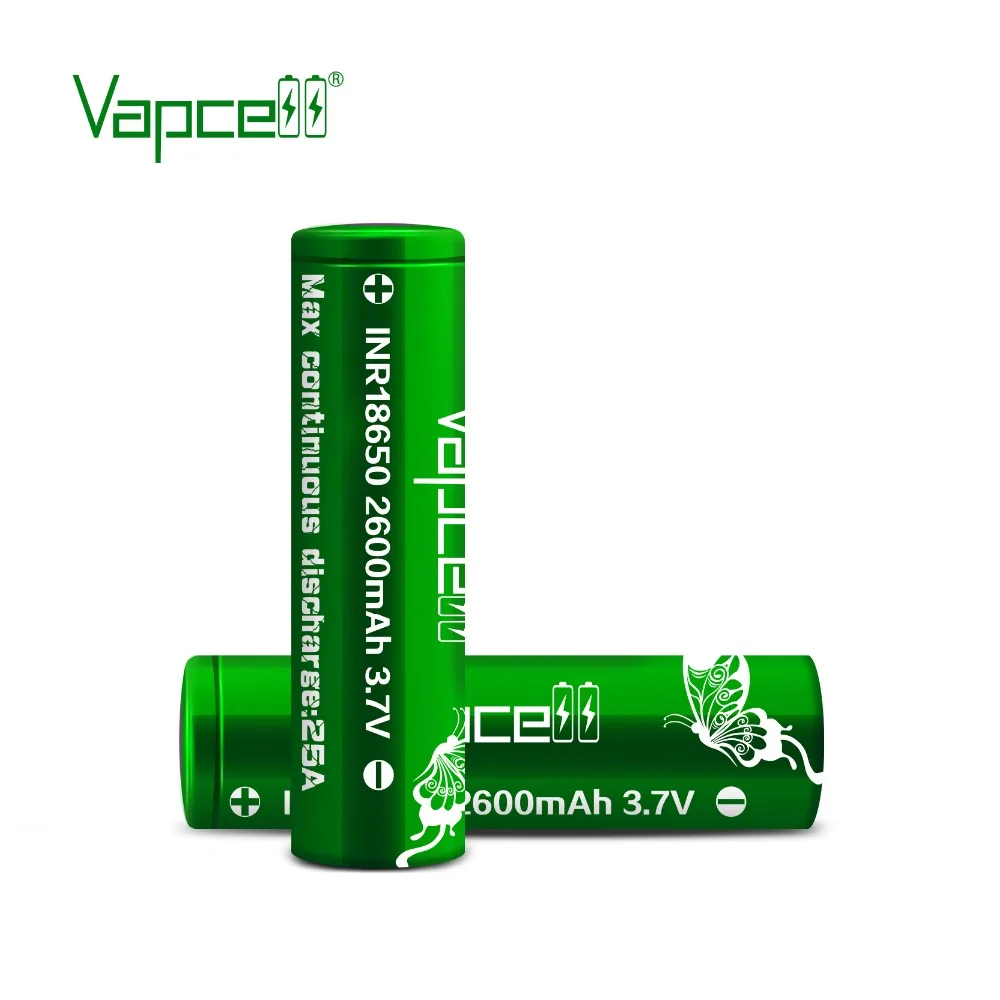 1 доллар купон Vapcell 18650 литий-ионная аккумуляторная батарея 2600 мАч 25A Rewrap molicel p26a beats VTC5A equal VTC6A/20 S