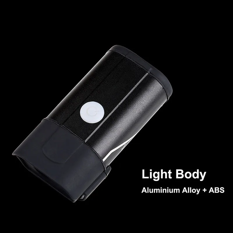 

5 Modes Bicycle Handle Safety Flashlight With Warning Light Bicycle Light L2 LED USB Rechargeable Bicycle Headlight