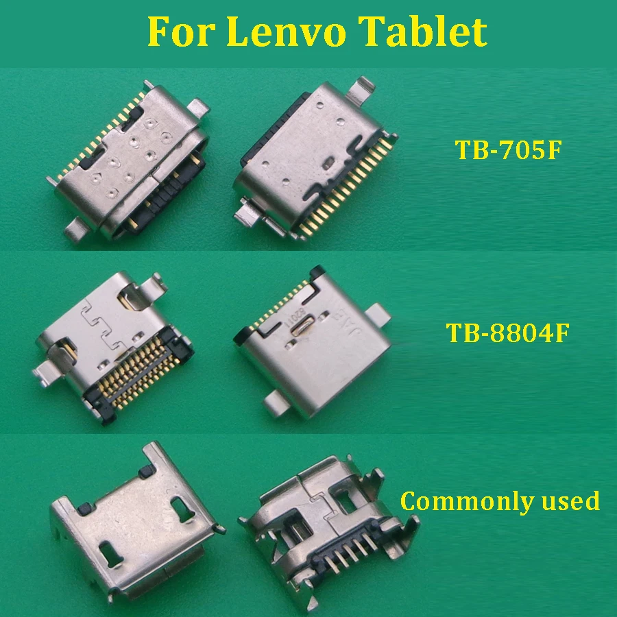 2 шт. для планшета Lenovo TB-8804F TB-X705L/F/N Type-c Micro Usb разъем зарядный порт зарядное