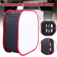 new universal foldable flexible flash light collapsible softbox diffuser photography fill light lamp led soft light dom6