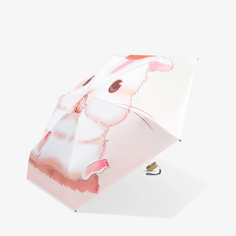 Зонт от дождя для женщин заводской с мультяшным котом на заказ складной зонт