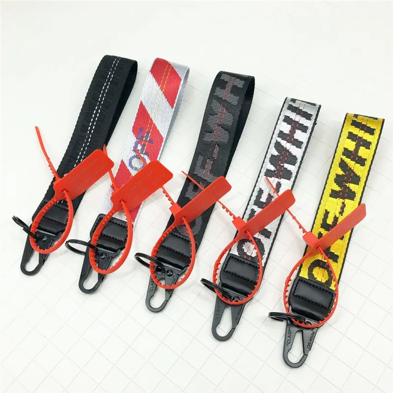 

25cm Fashion Popular Logo Mobile Phone Keychains Hang Rope Lanyards Multicolor Soft Wrist Lanyard Best Christmas Present Gift
