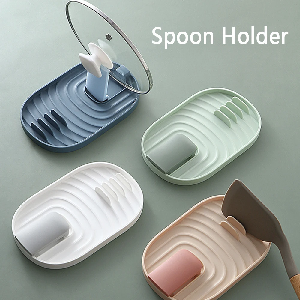 

Spoon Holder Fork Spatula Rack Shelf Rest Chopsticks Kitchen Organizer Utensil