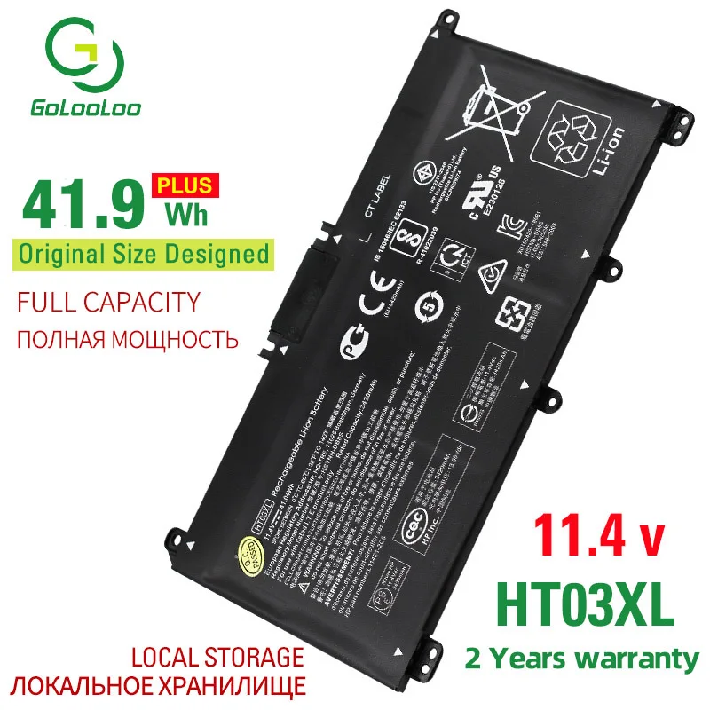

Новый аккумулятор HT03XL HT03 для ноутбука HP 11,4 G7 250 G7 Pavilion 14-CE 15-CS